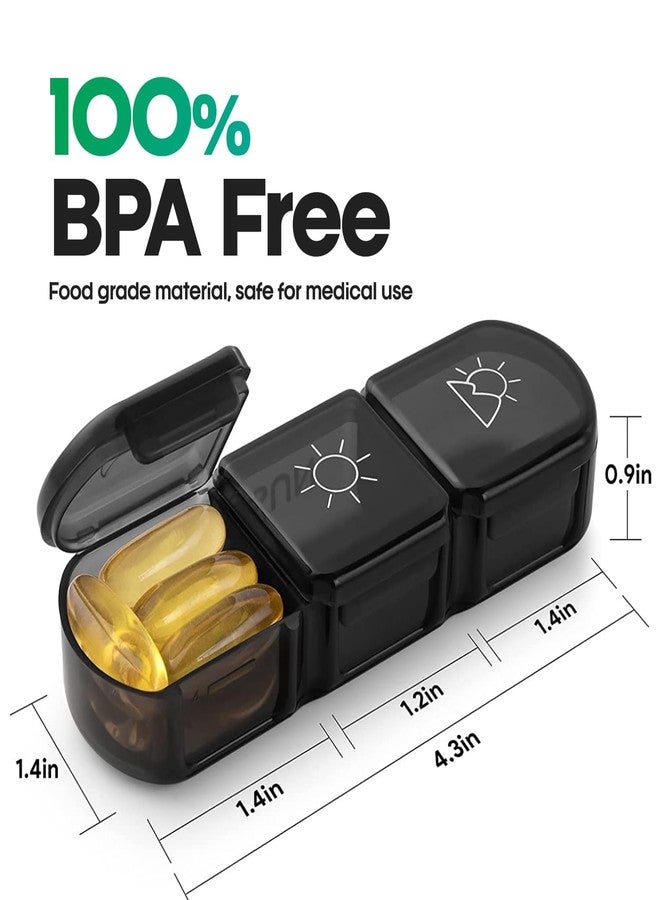 PIHARVA Weekly Pill Organizer 3 Times a Day - 7-Day Portable Travel Pill Box with Large Moisture-Proof Compartments | Vitamin, Supplement & Medication Storage Case - Image 3